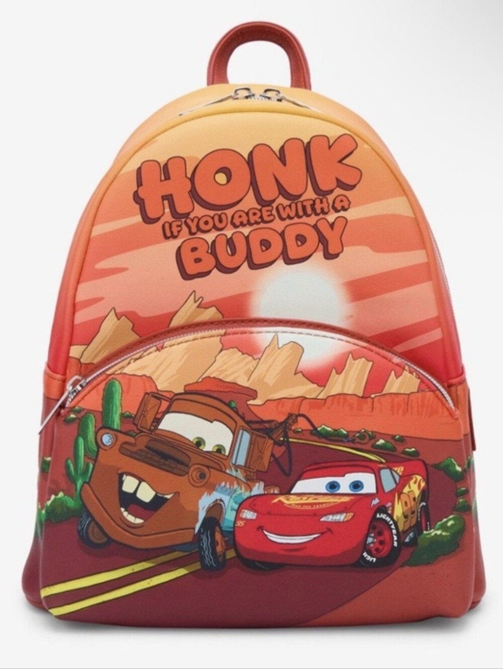 NWT Loungefly Disney Pixar Cars Duo Radiator Springs Mini Backpack